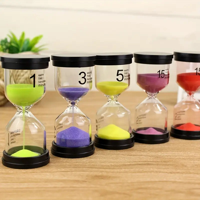 Time-Telling Magic: Colorful Sand Timers for Kids